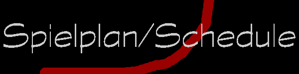 Edward Randalls Spielplan/Schedule