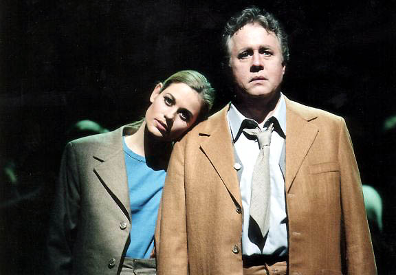 Ute Baum as The Muse and Edward Randall as Hoffmann