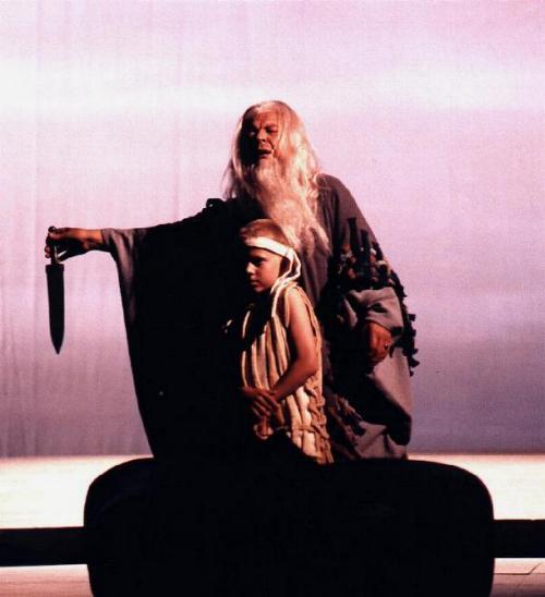 {Theo Adam as the prophet Abraham}